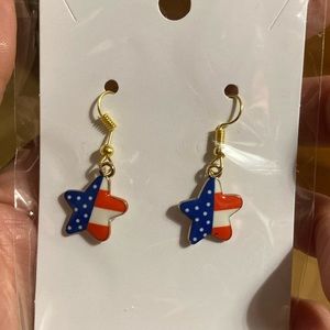 Fourth of July earrings.